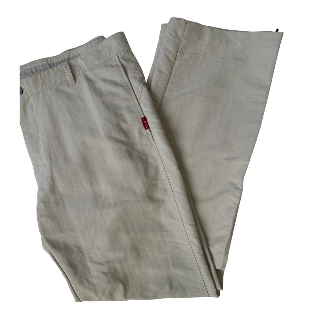Cross Sportswear Mens XL Khaki Tan Technical Golf Pants Ankle Zip Hiking outdoor